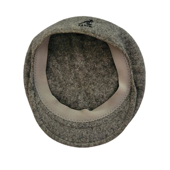 Vintage Kangol Wool Grey Flat Newsboy Cap - Picture 6 of 6